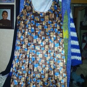 Dollhouse Multicolor Geometric Dress